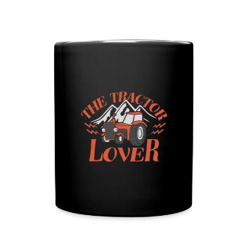 Traktor - Tasse einfarbig - Schwarz - Vorne
