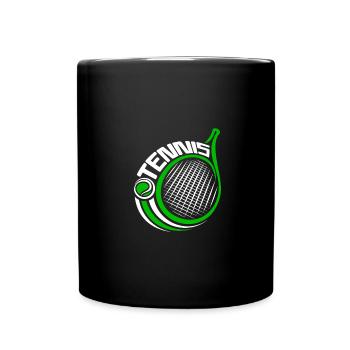 Tennis player fan gift idea - Full Colour Mug - black - Front