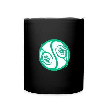 Tennis player fan gift idea - Full Colour Mug - black - Front