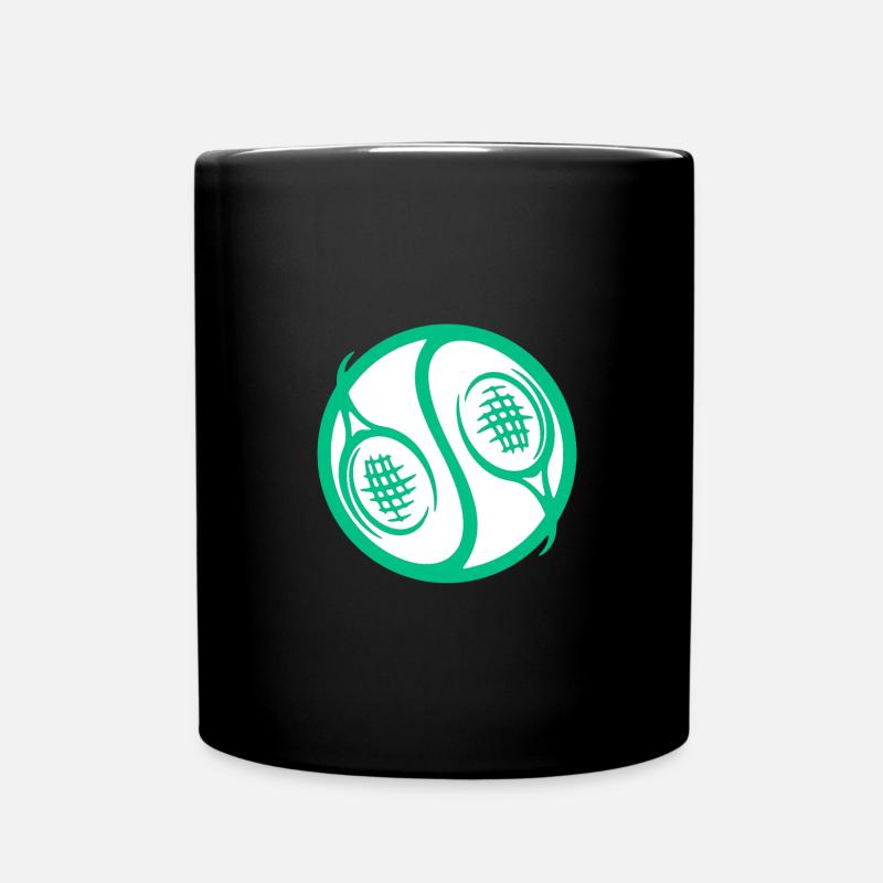 Idée cadeau pour les joueurs de tennis - Mug uni - noir
