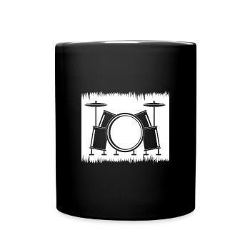 Cadeaux de batteur de batterie - Mug uni - noir - Devant