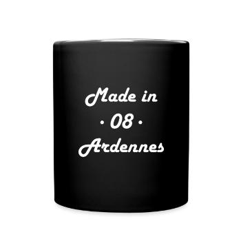 Made in Ardennes - Mug uni - noir - Devant
