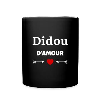 Didou d'amour - Mug uni - noir - Devant