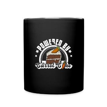 bakery dessert cake carrot delicious recipe - Full Colour Mug - black - Front