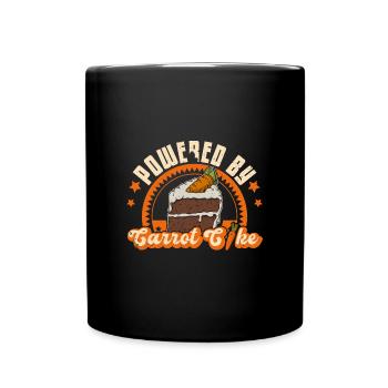 bakery dessert cake carrot delicious recipe - Full Colour Mug - black - Front