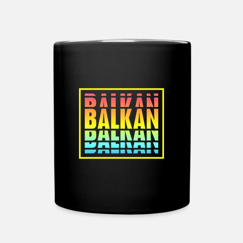Balkan Urlaub Reise Kroatien Serbien Brate - Tasse einfarbig - Schwarz