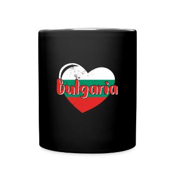 Bulgaria National Flag Balkans Sofia Holidays - Full Colour Mug - black - Front
