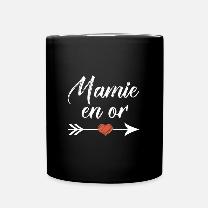 mamie en or cadeau mamie - Mug uni - noir