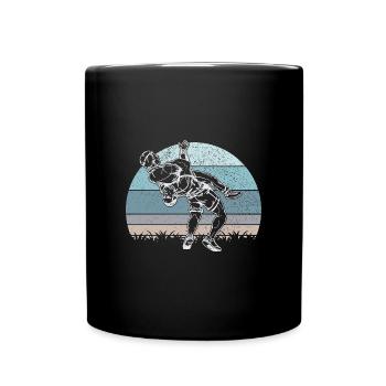 Suplex Wrestler Wrestling Ringen Kampfsport - Tasse einfarbig - Schwarz - Vorne