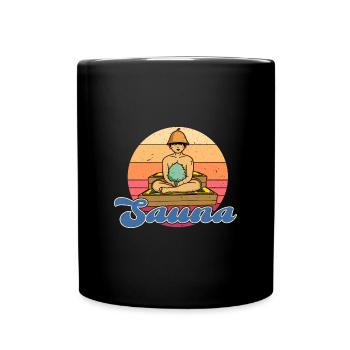 Sauna Sento Dampf Japan Spa Badehaus Tokio - Tasse einfarbig - Schwarz - Vorne