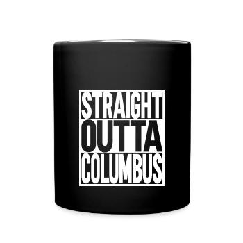 Columbus Ohio - Tasse einfarbig - Schwarz - Vorne