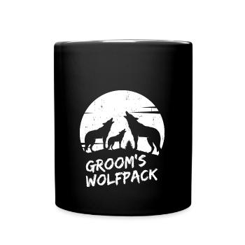 Escouade de mariés - Mug uni - noir - Devant