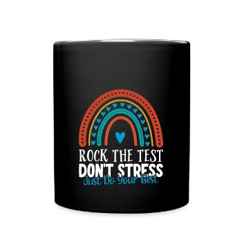 Faire basculer le test - Mug uni - noir - Devant