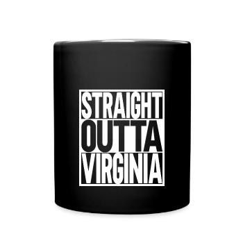 Virginia - Full Colour Mug - black - Front