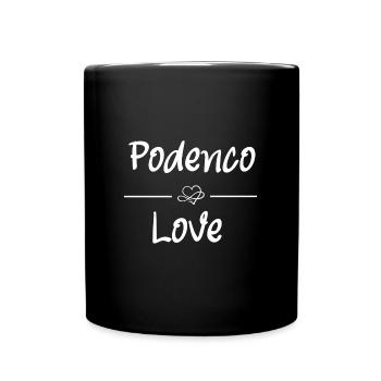 Podenco Love - Tasse einfarbig - Schwarz - Vorne