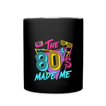 Ich Liebe die 80er - Tasse einfarbig - Schwarz - Vorne
