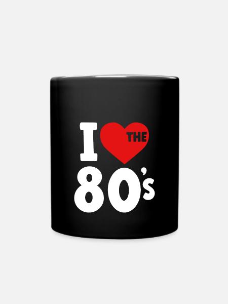 J’adore les années 80 - Mug uni - noir