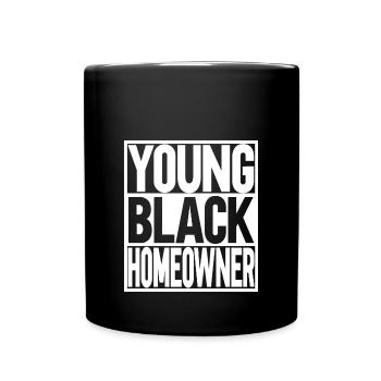 Young Black Homeowner - Full Colour Mug - black - Front