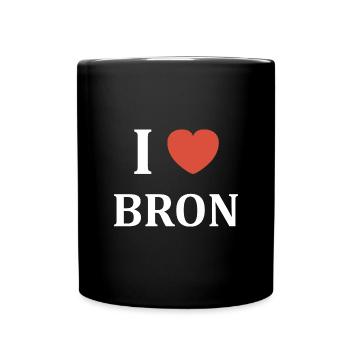 i love Bron - Mug uni - noir - Devant