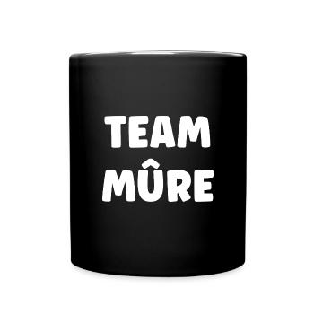 Team Mûre - Mug uni - noir - Devant