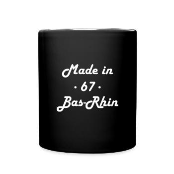 Made in Bas Rhin - Mug uni - noir - Devant