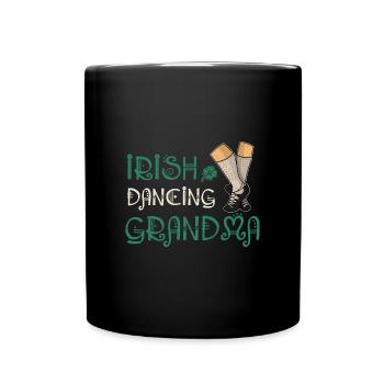 Irland irish Dance Tanzschule Schuhe Spruch - Tasse einfarbig - Schwarz - Vorne