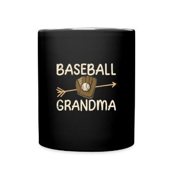 Handschuhe Catcher Ball Baseball USA Spruch - Tasse einfarbig - Schwarz - Vorne