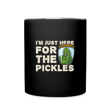 Cornichons Fruit Marinage Concombres Jardin fruitier - Mug uni - noir - Devant