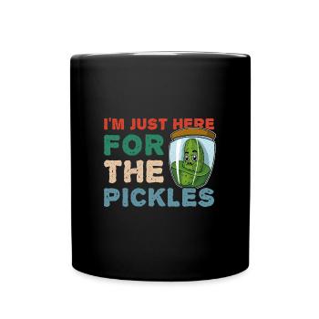 Cornichons Fruit Marinage Concombres Jardin fruitier - Mug uni - noir - Devant
