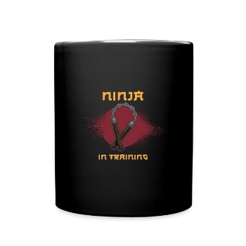 Ninjutsu Nunchaku Ninja Armes d’entraînement Karaté - Mug uni - noir - Devant