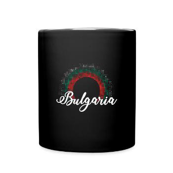 Bulgarie Origine Drapeau Balkans Sofia Voyage - Mug uni - noir - Devant