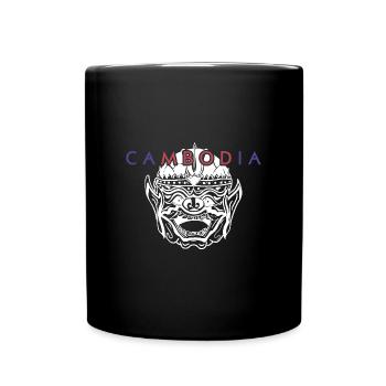 Cambodia Khmer Asia Travel Kampuchea - Full Colour Mug - black - Front