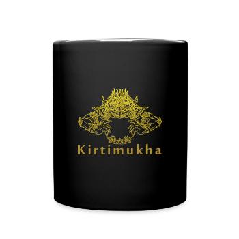 Khmer Kambodscha Tempel Mythologie Bayon - Tasse einfarbig - Schwarz - Vorne