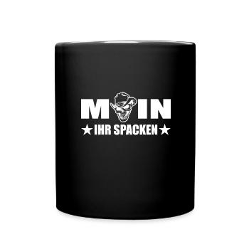 Moin - Tasse einfarbig - Schwarz - Vorne
