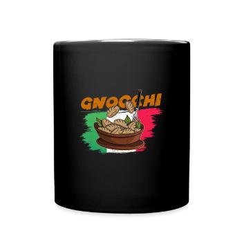 Chefkoch Pasta Gnocchi Italien pasta Gericht - Tasse einfarbig - Schwarz - Vorne