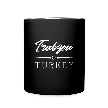 Trabzon Türkei Türk Herkunft Memleket Sprüche - Tasse einfarbig - Schwarz - Vorne