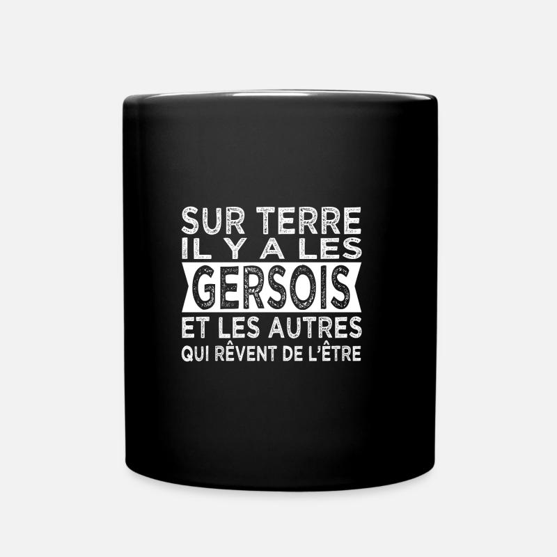 sur terre les Gersois et les autres Humour Gers - Mug uni - noir