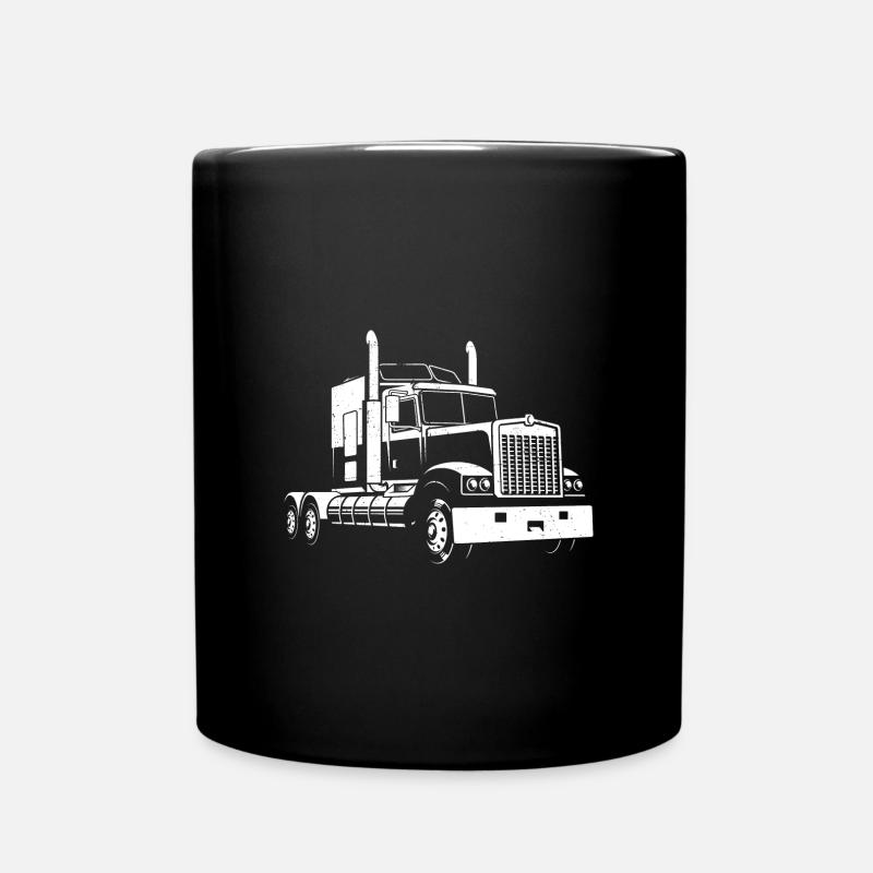Camion camion camions camions - Mug uni - noir