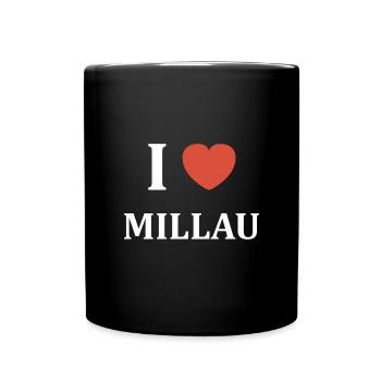 i love Millau - Mug uni - noir - Devant