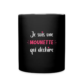 Super Mounette - Mug uni - noir - Devant
