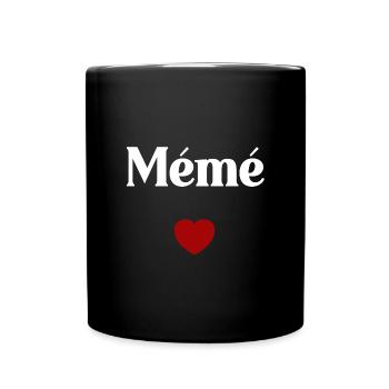 mémé - Mug uni - noir - Devant
