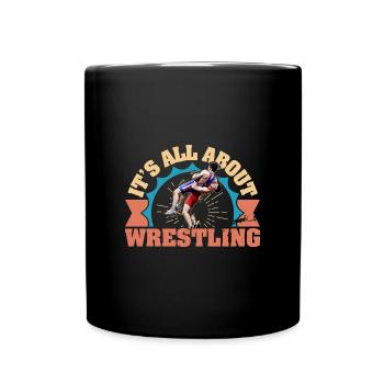 Lutte Arts martiaux Lutte Sports Lutte libre - Mug uni - noir - Devant