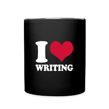 Écrivain J’aime écrire - Mug uni - noir - Devant