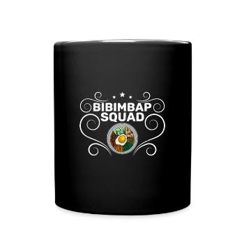 Bibimbap Rice Korea Spicy Asian Food Saying - Full Colour Mug - black - Front