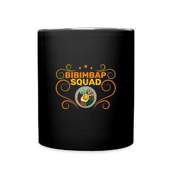 Bibimbap Rice Korea Spicy Asian Food Saying - Full Colour Mug - black - Front