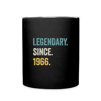 58e anniversaire 58 ans de légende depuis 1966 - Mug uni - noir - Devant