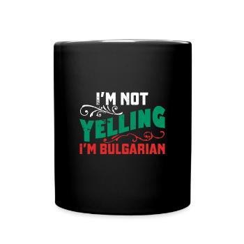 Bulgaria Origin Balkans Sofia Holidays Travel - Full Colour Mug - black - Front