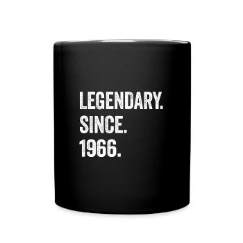 58e anniversaire 58 ans de légende depuis 1966 - Mug uni - noir - Devant