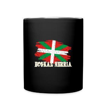 Baskenland Basco Spanien Euskal Herria Euzkadi - Tasse einfarbig - Schwarz - Vorne