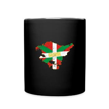 Euskaldunak Baskenland Euskal Herria Spanien - Tasse einfarbig - Schwarz - Vorne